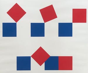 Els de Groot - Mooie gesigneerde zeefdruk - 1975 - "Movement" - 35/50 kopen? Bied vanaf 55!