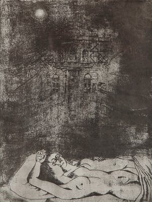 Paul Martin Koning - Bohemian Dream (simultaan) - 4/12 - 1976 - ets en aquatint op papier kopen? Bied vanaf 20!