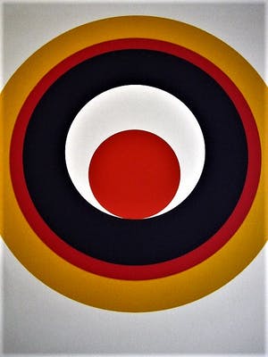 Rob Schotman - 2x Intrigerende jaren 60 PoP Art Litho - Circum-Centrisch - 1x gesigneerd kopen? Bied vanaf 30!