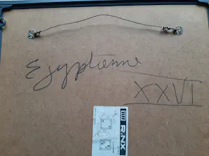 Astrid Engels - Olieverf op papier, Titel, "Egyptenne XXVI kopen? Bied vanaf 40!