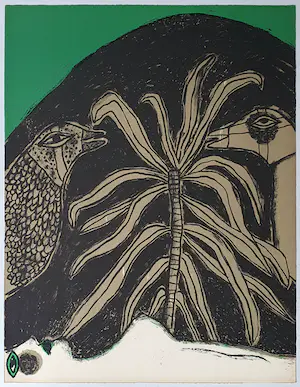 Corneille - "Dialogue D’oiseaux" - Nieuw ingelijst kopen? Bied vanaf 420!