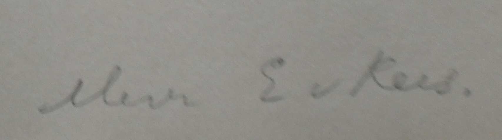 Etie van Rees - Zwart wit ets kopen? Bied vanaf 40!