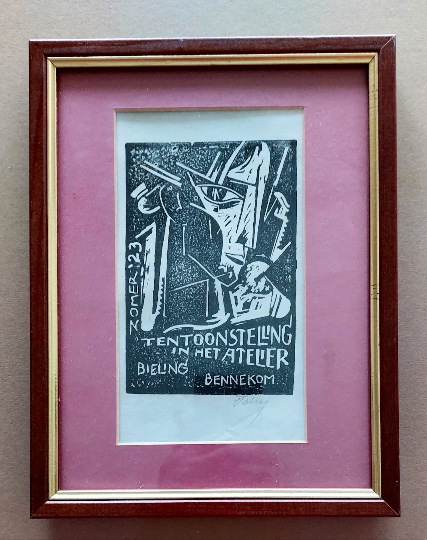 Herman Bieling - expo affiche 1923 kopen? Bied vanaf 20!