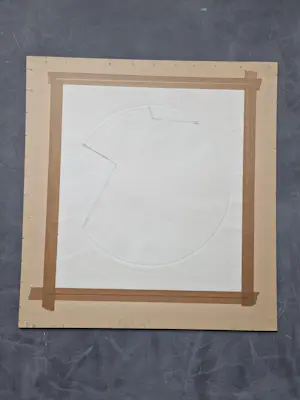 Peter Thijs - Intrigerende in 1972 gemaakte eigen druk reliëf kleuren Ets - gesigneerd kopen? Bied vanaf 58!