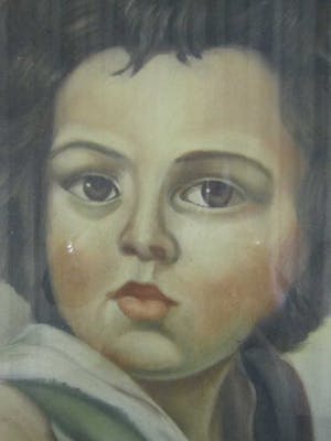 Niet of onleesbaar gesigneerd - Klassiek kinder portret. kopen? Bied vanaf 1!