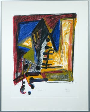 Theo Kuijpers - Litho, Zonder titel - Ingelijst kopen? Bied vanaf 1!