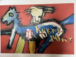 AcheterHerman Brood - Man met ponY? Enchérissez de 250!