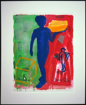 Cees Dolk - Zeefdruk, Engel 382 (Zeer Groot) kopen? Bied vanaf 1!