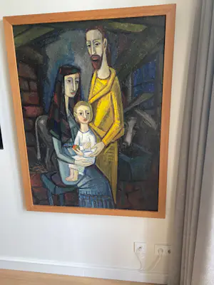 Willem Chabot - Jozef en Maria met kindje jezus en de ezel kopen? Bied vanaf 975!