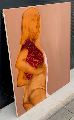 Emilio Kruithof - Olieverf op doek: My Love My Hate - 2002 kopen? Bied vanaf 1750!