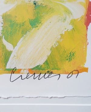 Jan Cremer - Fiume Azzurro, zeefdruk (mooi ingelijst, zeer groot) kopen? Bied vanaf 300!