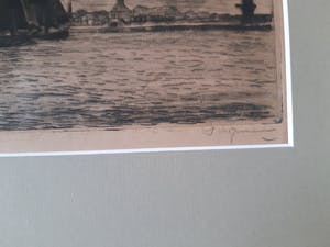 Waalko Jans Dingemans (sr.) - havengezicht met varende botters kopen? Bied vanaf 50!