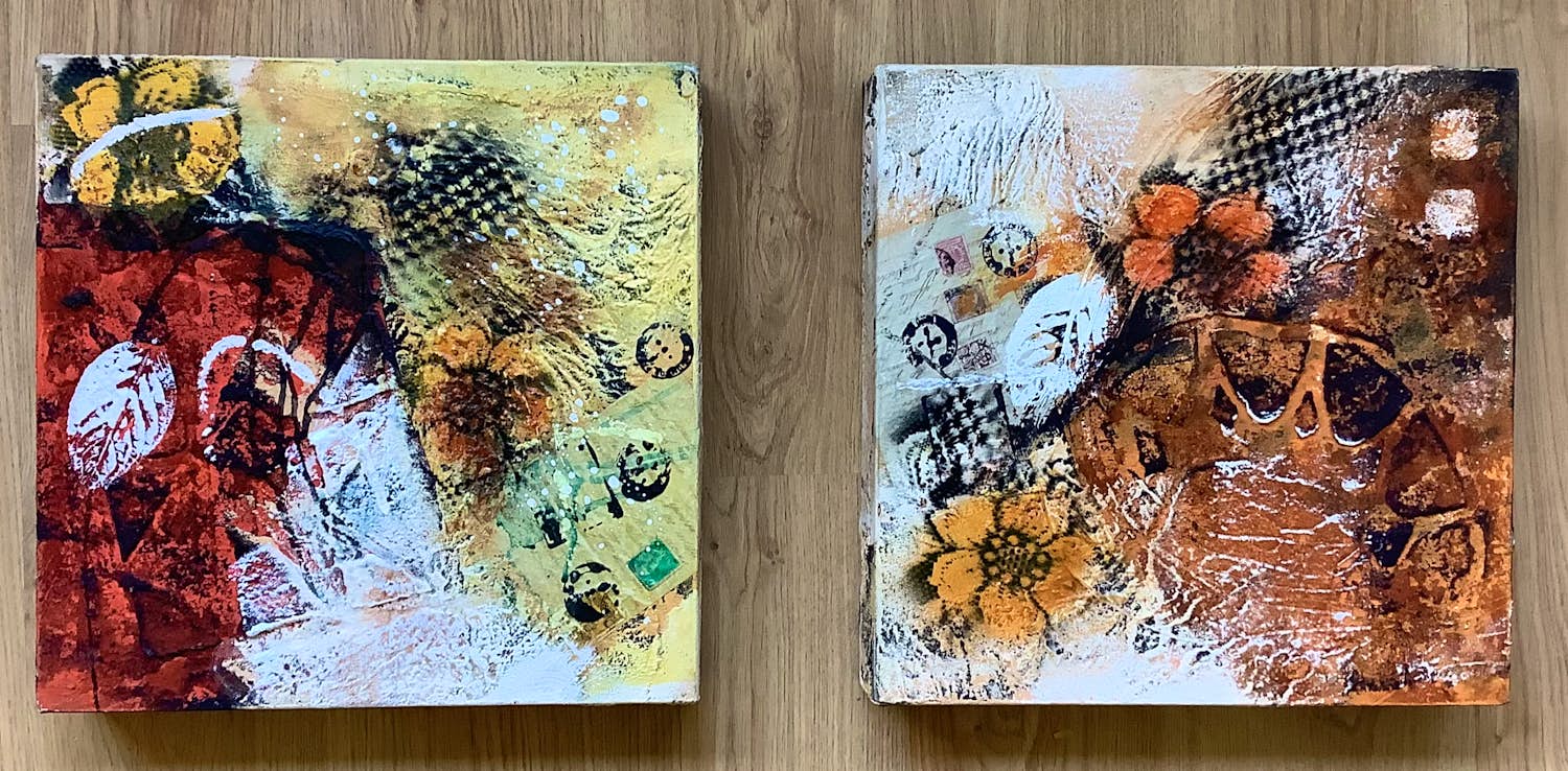 Dario Bosa - Flowers I en II (2 luik) kopen? Bied vanaf 125!