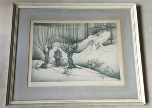 Oscar Hector Bonnevalle - Winter in Flander - the hidden woman kopen? Bied vanaf 1!