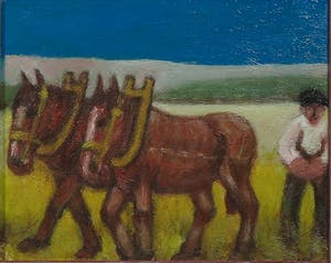 Pieter Haan - Acryl op doek en board, Lot van drie voorstellingen - Ingelijst kopen? Bied vanaf 1!