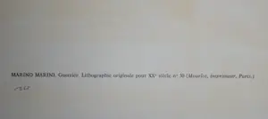 AcheterMarino Marini - Warrior - 1968 - Originele litho? Enchérissez de 180!