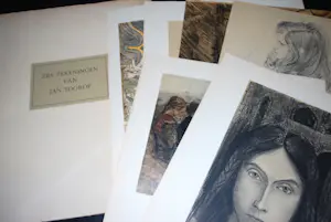 Jan Toorop - 6 koperdiepdrukprenten uit 1966, in een map (beperkt uitgegeven) kaufen? Bieten Sie von 100!