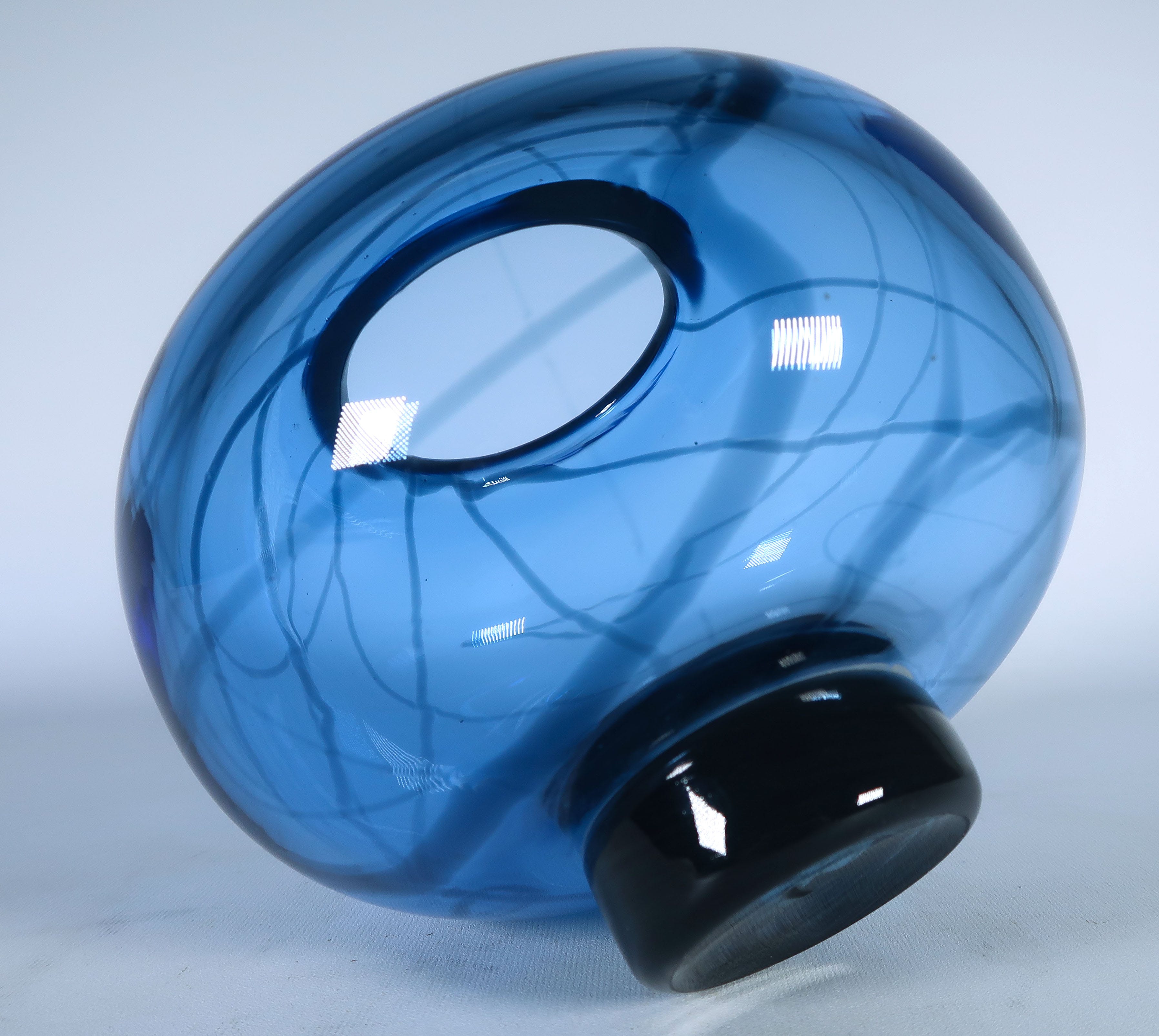 Lia Koster - Glas, Vaas ''Blue Sky'' kopen? Bied vanaf 80!