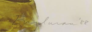 Martin Engelman - Litho, Abstracte compositie - Ingelijst kopen? Bied vanaf 20!