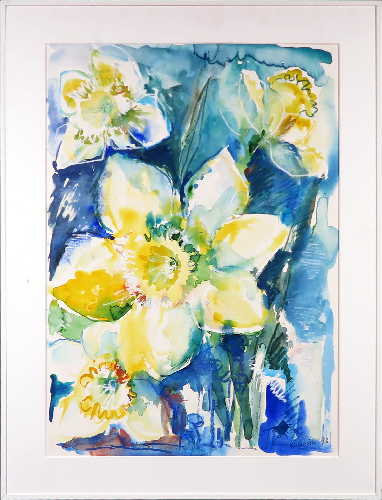 Niet of onleesbaar gesigneerd - Bloemen Aquarel kopen? Bied vanaf 1!