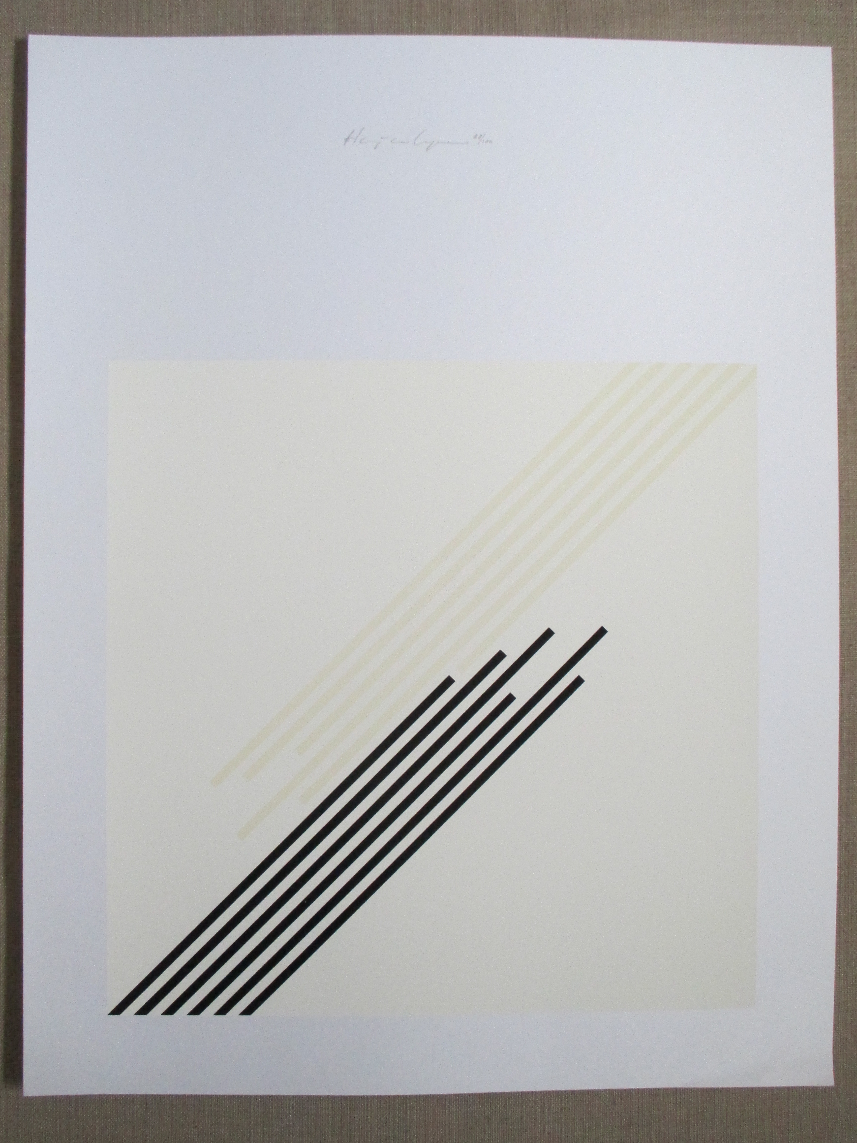 Harry van Kuyk - Zeefdruk 1977 verkocht voor € 120!