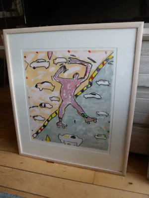 Dominique Chan - Zeefdruk, Titel, Borderline . kopen? Bied vanaf 40!