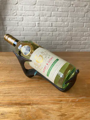 Corry Ammerlaan - Wijnfleshouder - Brons beeld - 80/90ies kopen? Bied vanaf 65!