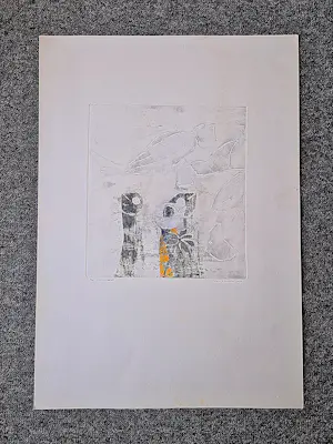Hans Buining - in zeer kleine oplage (20) gemaakte Ets & Aquatint "Museumbezoek" gesigneerd kopen? Bied vanaf 26!