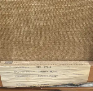 Charles Eyck - Olieverf op doek: Banlieue Parijs kopen? Bied vanaf 2000!