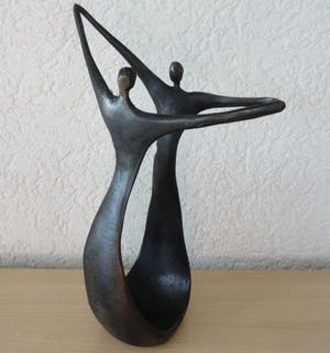 Corry Ammerlaan - Corry Ammerlaan van Niekerk van Artihove Sculptuur - De Dans - Verbronsd kopen? Bied vanaf 45!