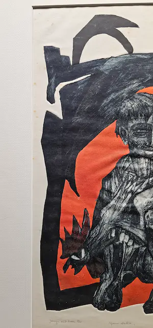 Ru van Rossem - Jongen met haan 8/25 kopen? Bied vanaf 100!