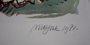 Nic Jonk - Portfoliomap - 3 zeefdrukken - 1981 kopen? Bied vanaf 199!