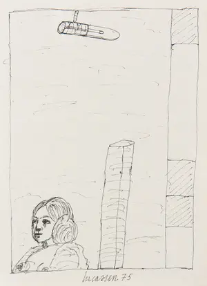 Reinier Lucassen - Pentekening, Diana kopen? Bied vanaf 300!