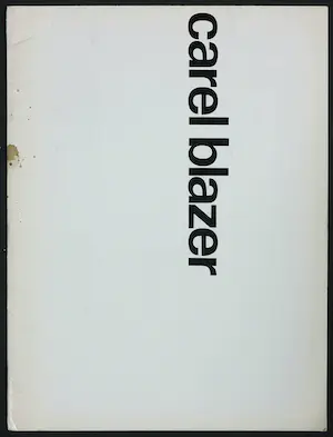Carel Blazer - Tentoonstellingscatalogus Carel Blazer kaufen? Bieten Sie von 1!