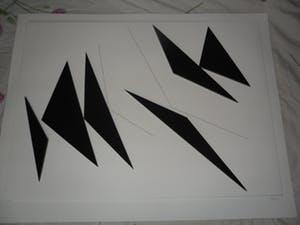 Genevieve Claisse - Composition géométrique gesigneerde 3D-constructie kopen? Bied vanaf 70!