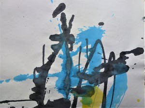 Anton Heyboer - De oervogel .Mooie sierlijke kleurige schildering . kopen? Bied vanaf 275!