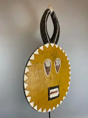 Gonge - 211213 - Tribal used African Goli kplekple mask - Iv. Coast. kopen? Bied vanaf 45!