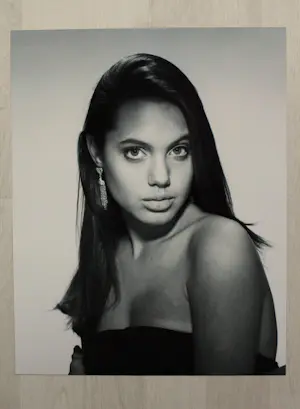 Harry Langdon - Angelina Jolie - Authentische Fotographie - Blindstempel kopen? Bied vanaf 99!
