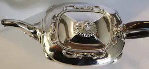 Antieke zilveren theepot, Bonebakker & Zoon Amsterdam, 1817-1825 kopen? Bied vanaf 1250!