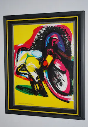 AcheterArne Haugen Sorensen - abstracte litho uit 1967? Enchérissez de 55!