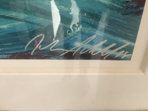 Julian Schnabel - Allen (cordial love) - handbeschilderde zeefdruk met epoxy kopen? Bied vanaf 1750!