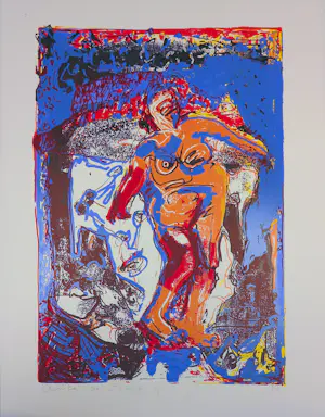 Anita de Baaij - Zeefrdruk en monotype, Lot van 7 zeefdrukken en 4 monotypes kaufen? Bieten Sie von 150!