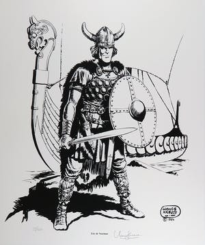 Hans Georg Kresse - Zeefdruk handgesigneerd, Eric de Noorman kopen? Bied vanaf 35!