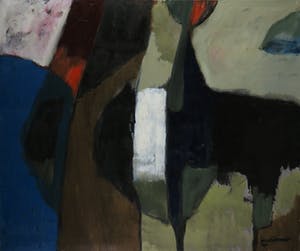Jos Schimmer - Olieverf op doek, Z.T. (Abstracte compositie) (Groot) kopen? Bied vanaf 1!