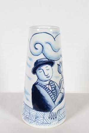 Jacques Tange - Porseleine kandelaar - Limited edition door Schoonhoven Keramiek kopen? Bied vanaf 35!