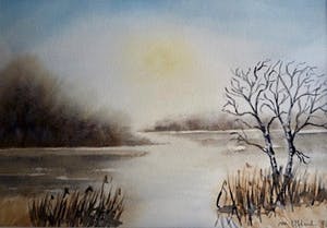 Nic Loning - en andere kunstenaars - 7-delige Collectie divers - Olieverf/Acryl /Aqua kopen? Bied vanaf 1!