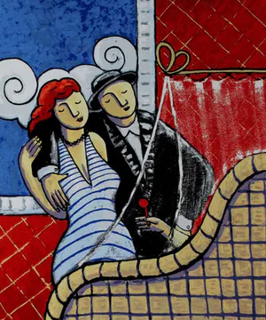 Jacques Tange - zeefdruk: Parents pride kopen? Bied vanaf 100!