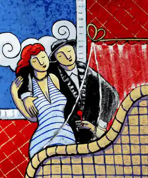 Jacques Tange - zeefdruk: Parents pride verkocht voor € 100!