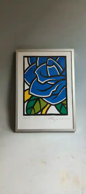 Henk Schiffmacher - Blauwe roos verkauft für € 45!