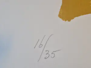 Theo Kuijpers - Grote in 1985 gemaakte kleuren lithografie - ZT - kleine oplage (35) kaufen? Bieten Sie von 31!